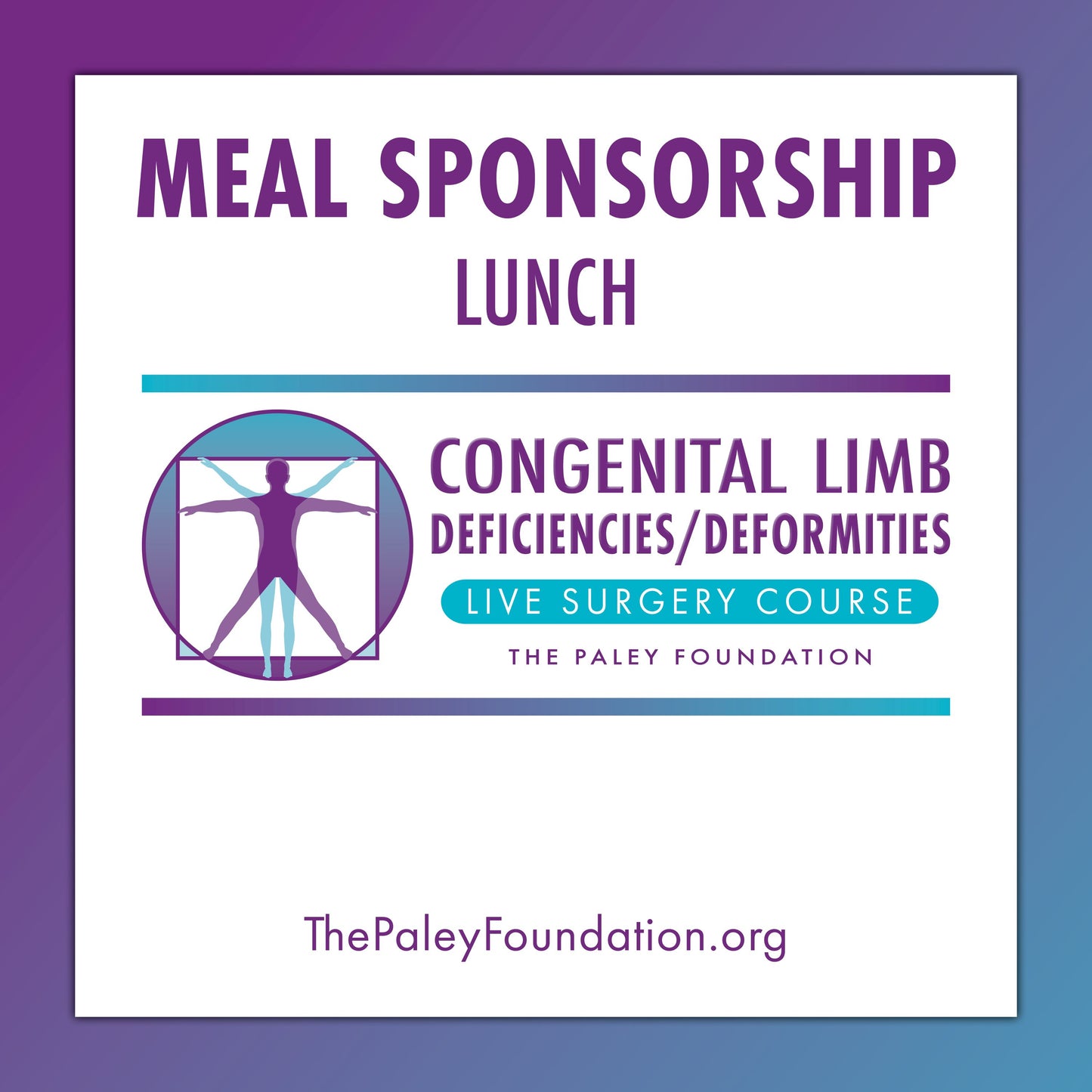 Meal Sponsorship - Lunch