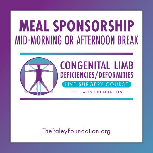 Meal Sponsorship - Mid-Morning or Afternoon Break